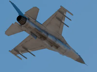 General Dynamics F-16 Fighting Falcon 3D model purchase