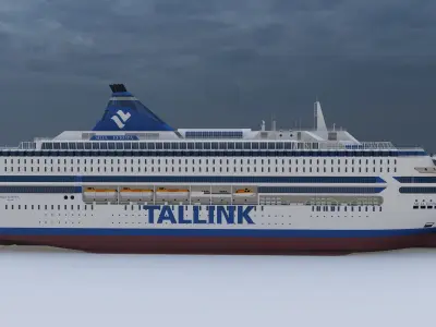 Silja Europa - Tallink 3D model
