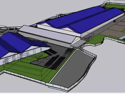 FACTORY PLAN 3D model purchase