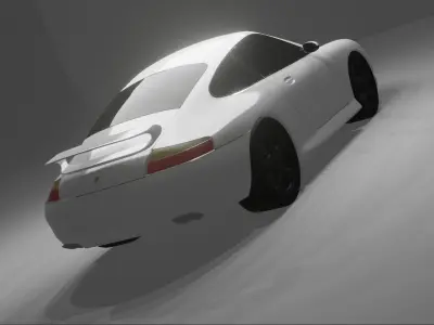 porsche 718 Cayman GTS Free low-poly 3D model