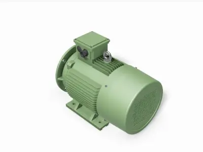 180M B35 Top IEC electric motor - 3D CAD model 3D model