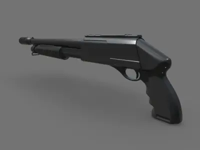Shotgun 3D model