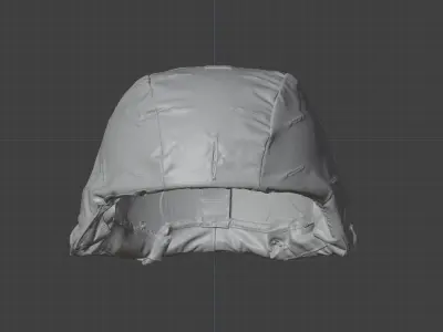 US Army Advanced Combat Helmet Cover Scan 3D model