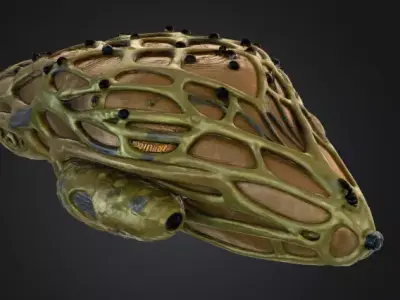 Forest exploration vehicle 3D print model