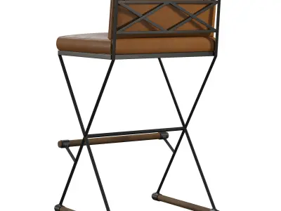 The Pepe Bar Stool 3D model