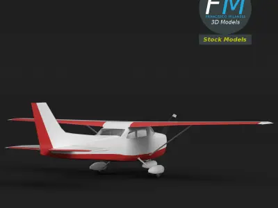 Toy personal use airplane 3D model