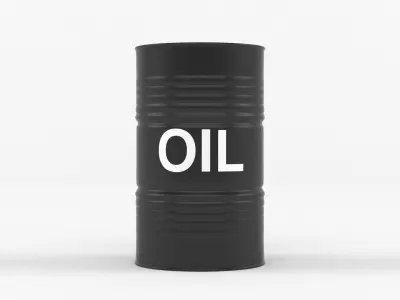 Oil Barrel 3D model 4