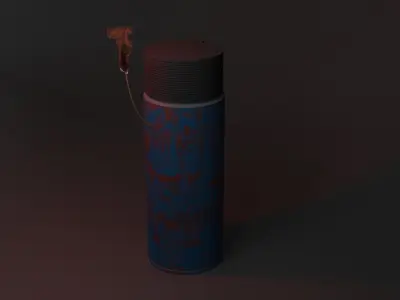 Flamethrower Deodarant Free low-poly 3D model