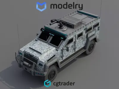 SWAT Vehicle 3D model