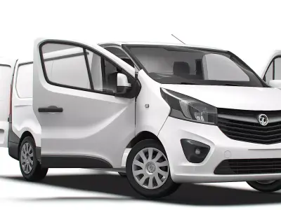 Vauxhall Vivaro Van L2H1 HQInterior 2019 3D model