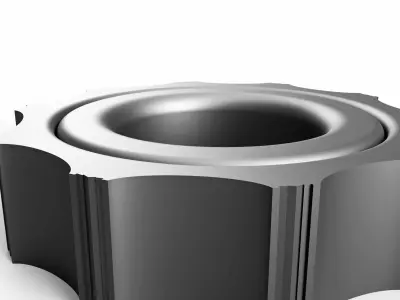3D Model of a Spinner Ring     Unique Ring Design 3D print model