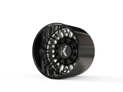 REAR KG1 KD014-B-2 DUALLY WHEEL 3D MODEL 3D model
