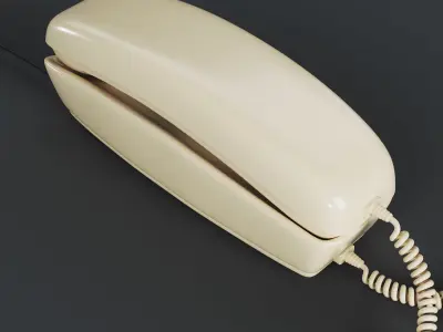 Retro Telephone - Gondola 3D model