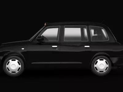 London TX4 Taxi 3D model
