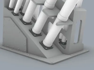 Lacroix Sylena MK2 Low-poly 3D model