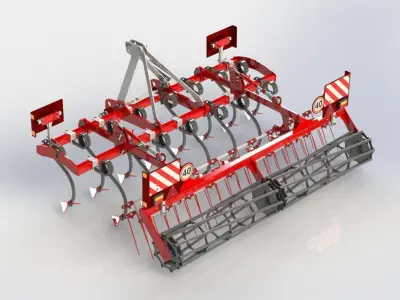 WG 0014 - Landscape cultivator 2r300 3D model