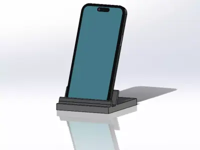 mobile phone stand Free 3D print model