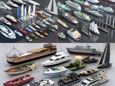  60 Ship Asset Pack