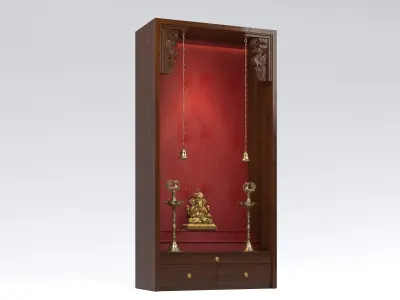 POOJA ROOM 3D model