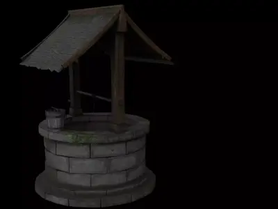 Medieval Well  3D model get