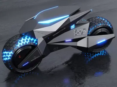 Robot Motorcycle 3D model