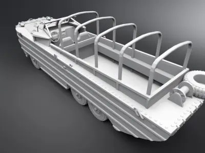 DUKW Scale model 3D print model