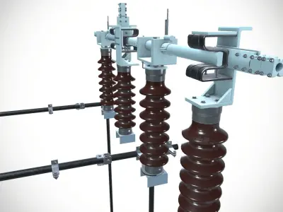 Electric Station Setup  3D model