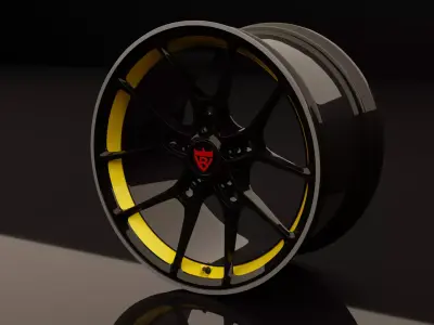 Forged wheels series rv-mc137-362094 3D model