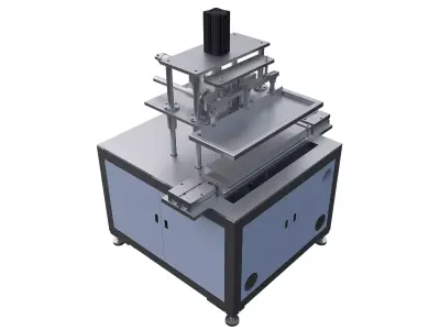 Advertising printing machine 3D model