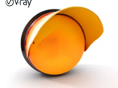 Industrial Traffic Light Model Pack with PBR Textures Low-poly 3D model