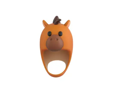 Prop047 Horse Hat 3D model