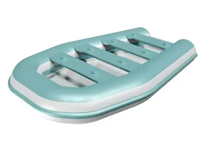 Inflatable Rubber Boat 3D model