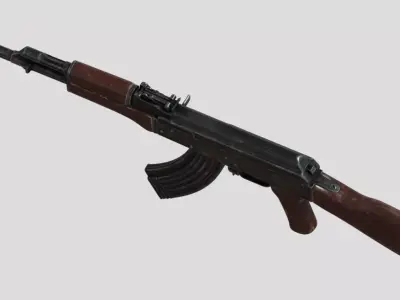 AK-47 Kalashnikov Low-poly 3D model purchase