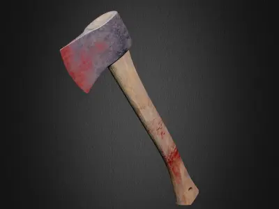 ax model axe Low-poly 3D model