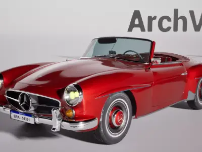 ArchViz Car Assets P01 - Unreal Engine 5 3D model