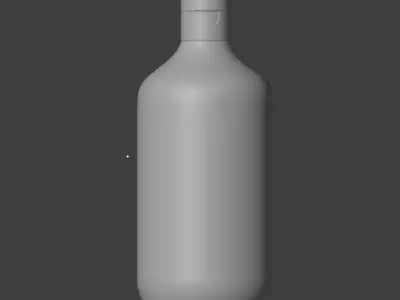 3D Product Bottle Model Free 3D model