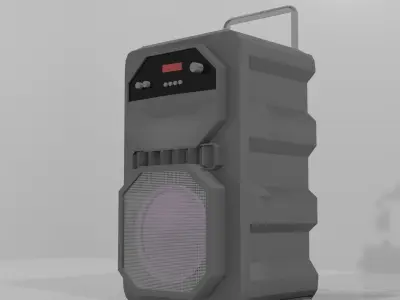 speaker Free low-poly 3D model