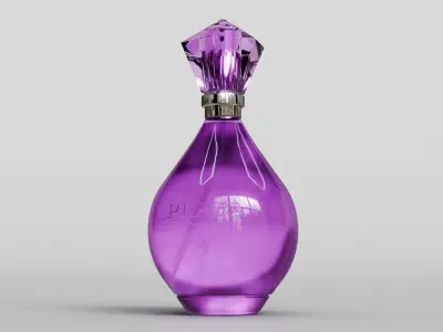 Prada Perfume Low-poly 3D model
