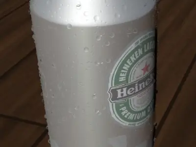 Beer can 3D model