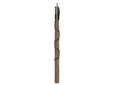 Viking War Battle Axe Low-poly 3D model