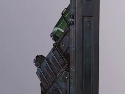 Fluid Receiver  Low-poly 3D model