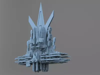 Machine City Scorpion tail 1 3D model