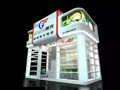 Exhibition - Area - 6X3-3DMAX2009-60 3D model