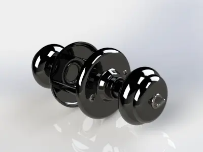 Standard door knob Free 3D model