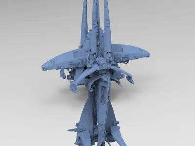 Dark Terra Former Tower 2 3D model