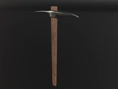 Digging Pack Low-poly 3D model