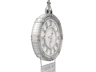 Clock Benrus 3D model