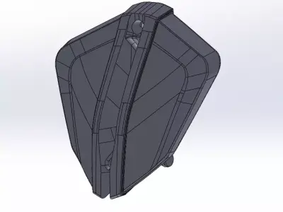 KTM Superduke 1290 Headlight STEP 3D model