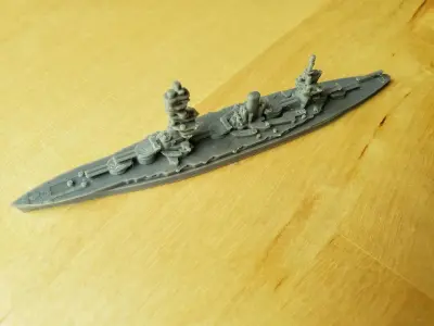 Japanese Fuso Class Battleship 3D print model