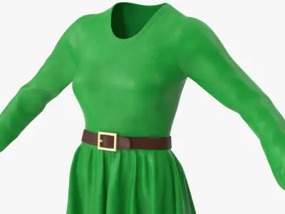  Dress Green with Belt 